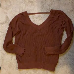 Forever 21 Open Back Sweater